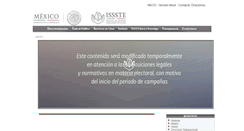 Desktop Screenshot of isssteags.gob.mx